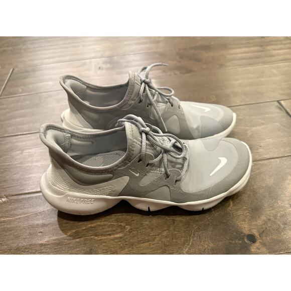 Nike Womens Gray Free RN 5.0 Running Sneakers Shoes Size 6.5 AQ1316-001 - Picture 4 of 9